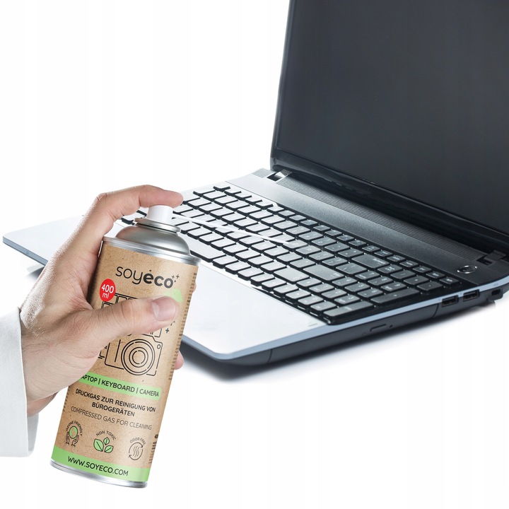 PŁYN DO CZYSZCZENIA EKRANÓW LCD LCD ZESTAW Z MIKROFIBRĄ SPRĘŻONE POWIETRZE