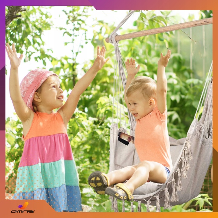 Fotel wiszący krzesło Brazylijskie Huśtawka Hamak Ogrodowy Na Balkon