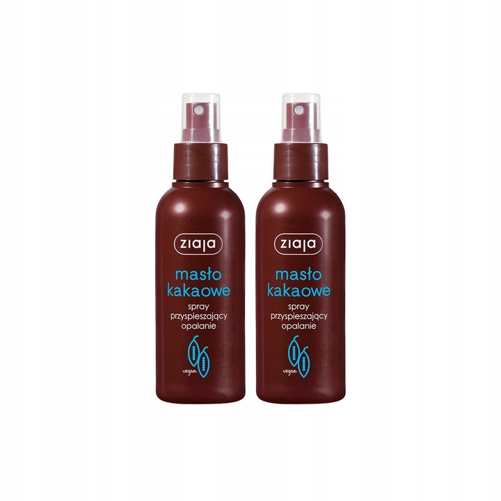 2x Spray do opalania z wit E olejek do ciała Ziaja Masło Kakaowe 100 ml