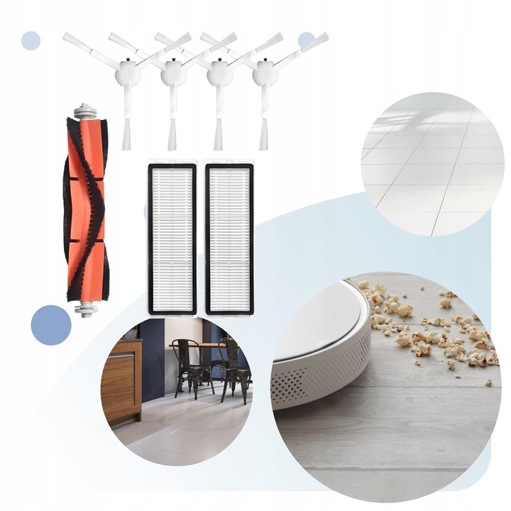 ZESTAW DO XIAOMI MI ROBOT VACUUM MOP 2 MOP Pro+ S10+ X10 X10+ X20 Pro X20+