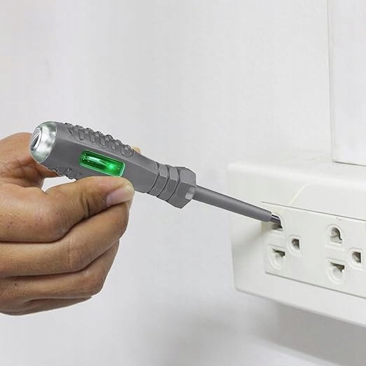 ŚRUBOKRĘT PROBÓWKA PRÓBNI NEONÓWKA TESTER PRĄDU NAPIĘCIA 12-240V diody