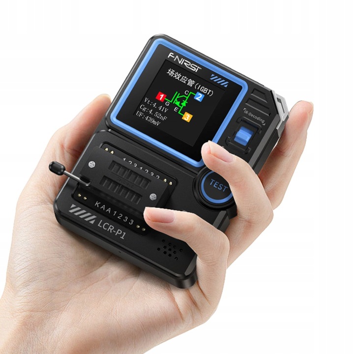 FNIRSI LCR-P1 TESTER TRANZYSTORÓW multimetr