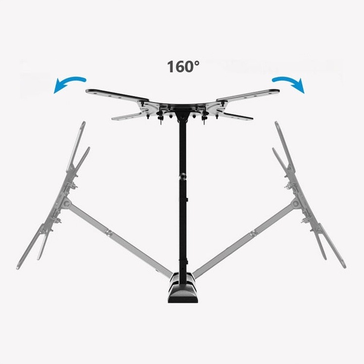 Markowy Obrotowy Uchwyt TV do Telewizorów 32'-55' Wysoka jakość Cert.