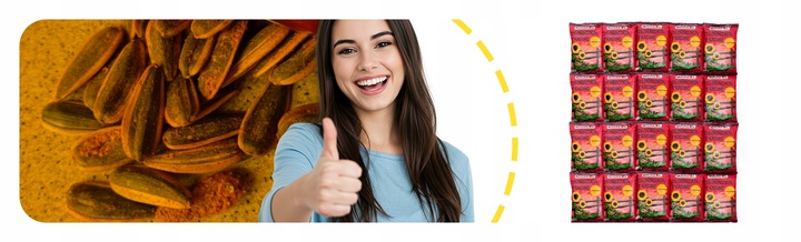 SŁONECZNIK MIRASOL Z PRZYPRAWAMI 150G TURECKI DUŻE PRAŻONE ZIARNO