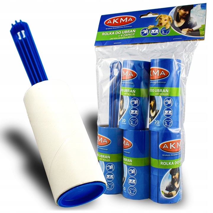 Rolka do Czyszczenia Ubrań z Sierści Wałek 15 szt