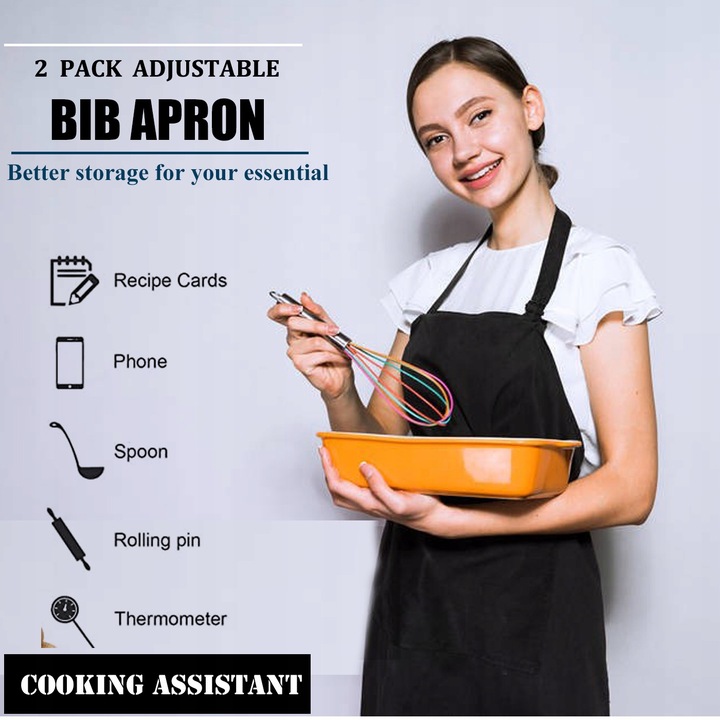 FARTUCH FARTUSZEK KUCHENNY Czarny GASTRONOMIA