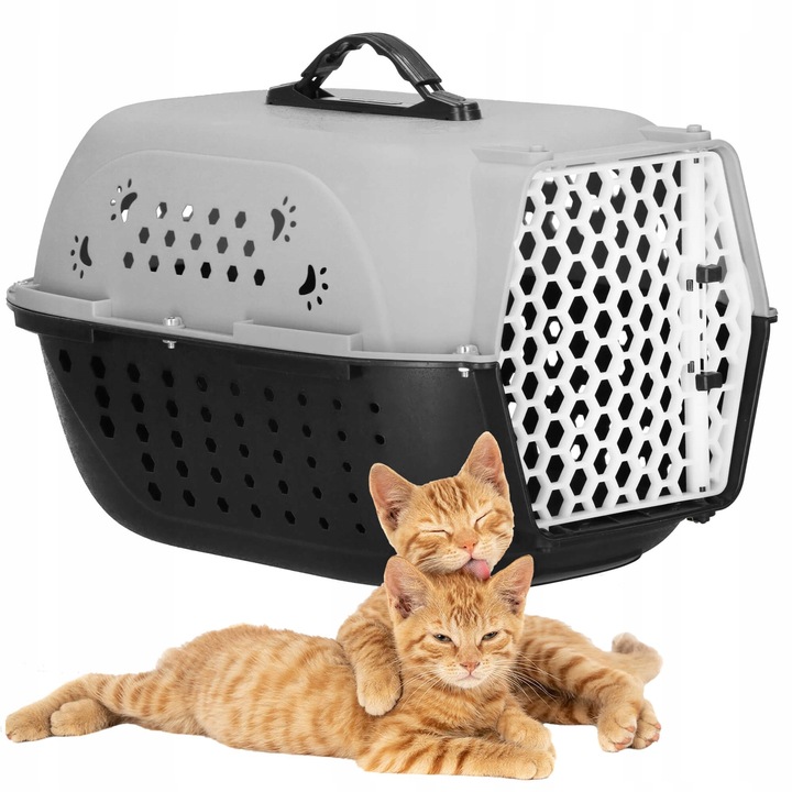 DUŻY TRANSPORTER dla psa kota królika zwierząt KOJEC KLATKA przenośna BOX