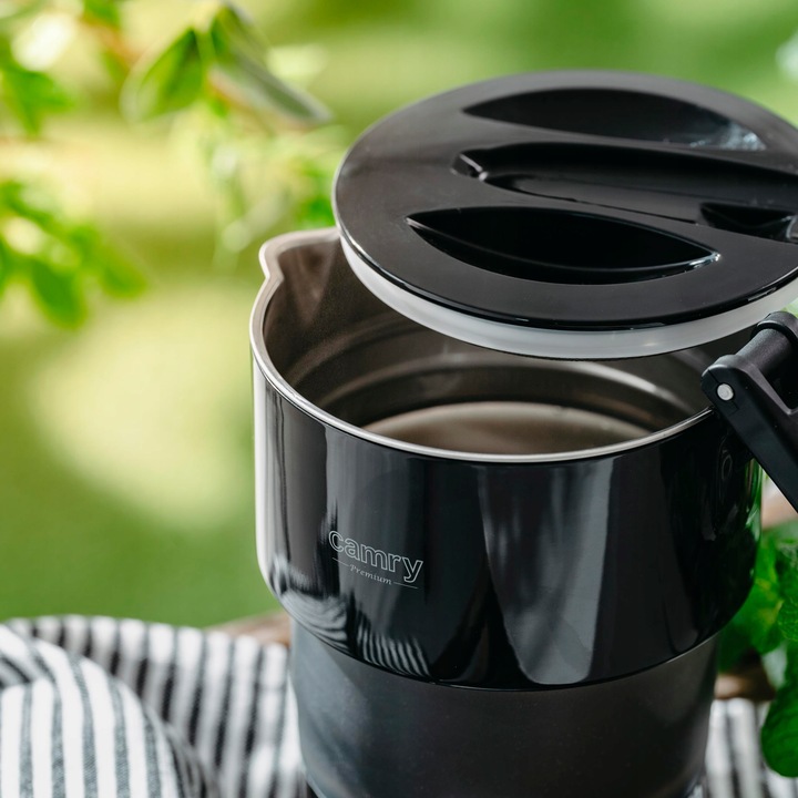 CZAJNIK TURYSTYCZNY elektryczny 600W mały 0.6l składany podróżny CAMRY