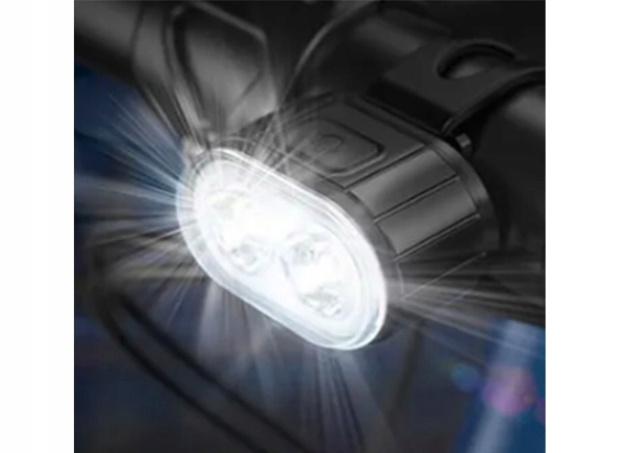 ZESTAW LAMPEK ROWEROWYCH LAMPKI DO ROWERU LAMPKA PRZÓD I TYŁ USB KOMPLET