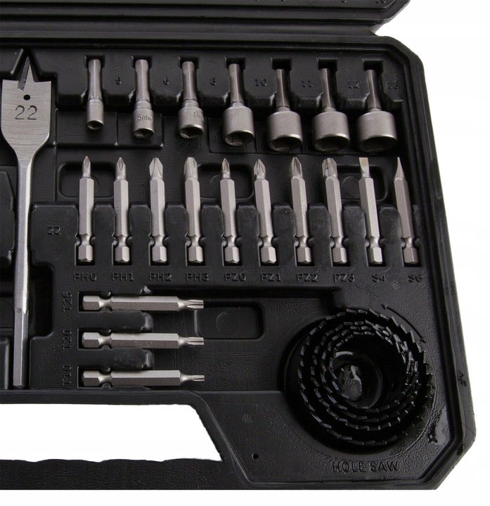 ZESTAW WIERTEŁ BITÓW + WALIZKA BOSCH V-LINE 103 EL