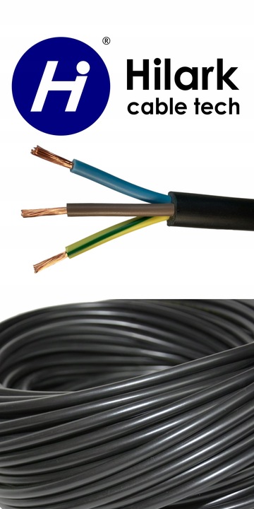 Przewód kabel H05VV-F OWY 3x2,5mm2 20mb PRZEDŁUŻACZ