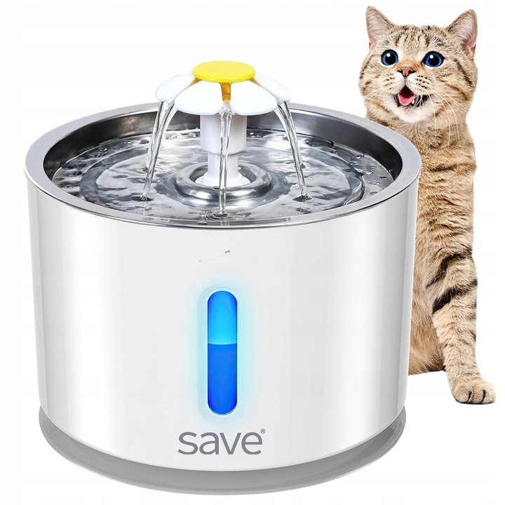 FONTANNA POIDEŁKO AUTOMATYCZNE DLA KOTA PSA CICHA + FILTR