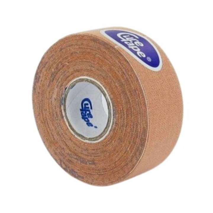 Taśma tejpy plastry do kinesiotapingu kinesio CureTape 5m tape twarzy