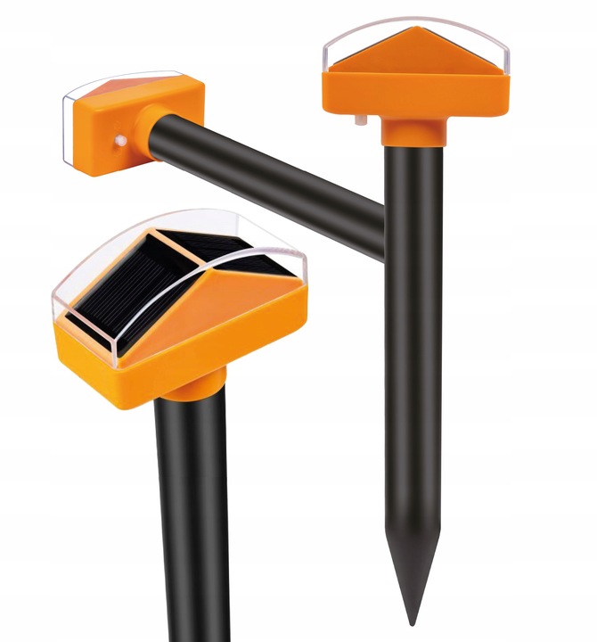 ODSTRASZACZ KRETÓW NA KRETY NORNICE MYSZY WĘŻE ODSTRASZACZ SOLARNY (2