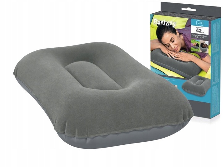 Materac Dmuchany Dwuosobowy Łóżko Pompka 230V Intex + Poduszka MODEL 2024