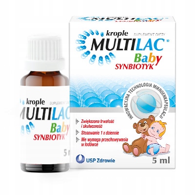 Multilac Baby krople 5 ml probiotyk synbiotyk
