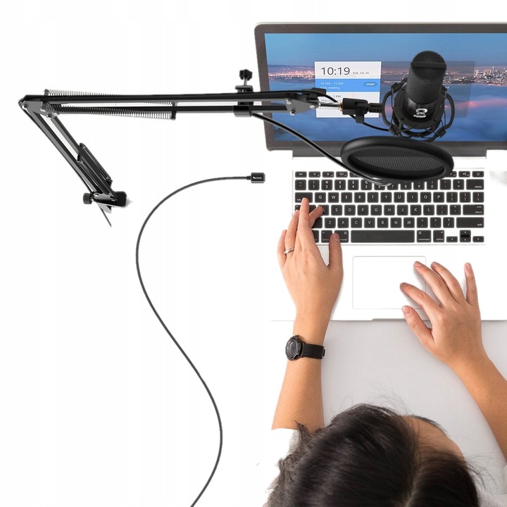 FIFINE T669 USB ZESTAW MIKROFONOWY STATYW POP FILTR DO KOMPUTERA PREMIUM