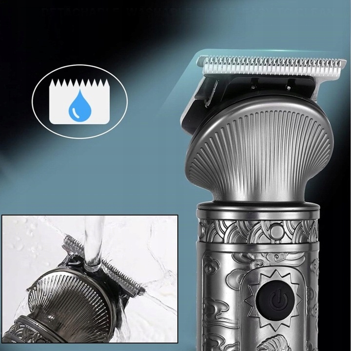 WIELOFUNKCYJNY TRYMER GOLARKA MASZYNKA DO STRZYŻENIA LCD XXL USB 16W1