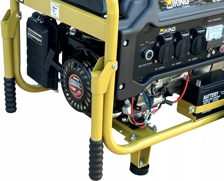 Agregat prądotwórczy 5,25kW generator prądu AVR ele-start koła