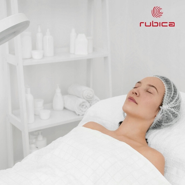 Pokrowiec na fotel frotte grafitowy do salonu kosmetycznego