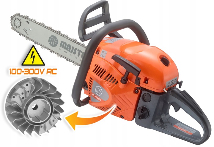 PIŁA spalinowa ALU karter pilarka Łańcuchowa 5,7km 58cm3 2x