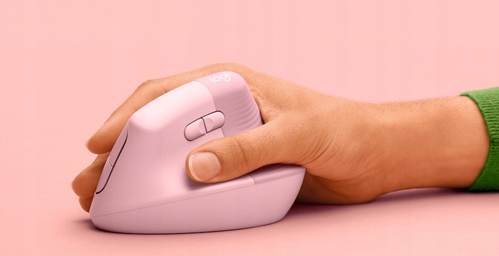 Mysz LOGITECH Lift Różowy