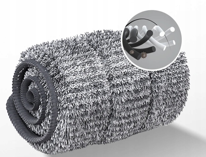 ZESTAW DO CZYSZCZENIA WIADERKO + MOP + 2 WKŁADY ZBIORNIK BRUDNEJ WODY