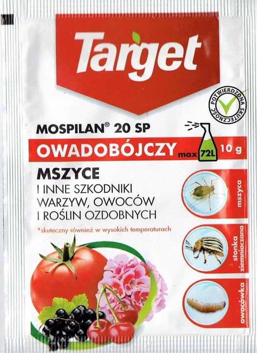 MOSPILAN 10g OWOCE I WARZYWA ŚMIETKA MSZYCE OWOCÓWKA MIODÓWKA
