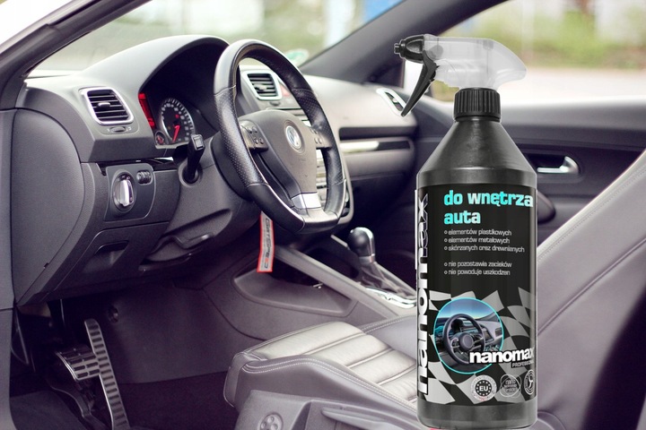 Nanomax do wnętrza auta kokpitu do wszystkich powierzchni 1 L Antystatyczny