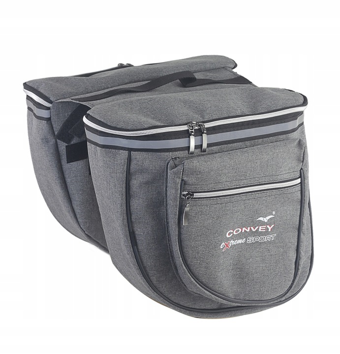 Torba rowerowa na bagażnik Sakwa dwie komory Codura Produkt Polski Convey