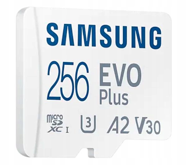 Karta pamięci microSD Samsung Evo+ microSD 256GB 130/U3 A2 V30 (2024)