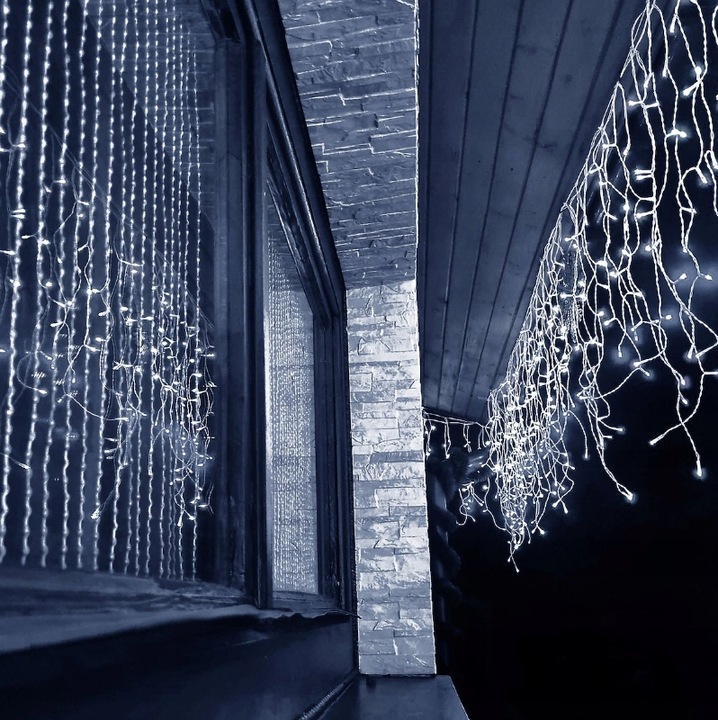 SOPLE FLASH 500 LED Flash ZEWNĘTRZNE BIAŁE ZIMNE CHOINKOWE lampki z Fleszem