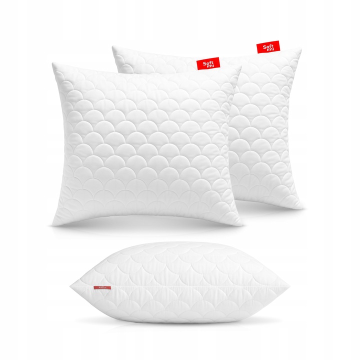 2 x PODUSZKA 70X80 ANTYALERGICZNA GRUBA ZAMEK