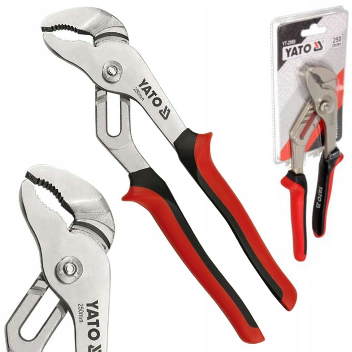 YATO ŻABA SZCZYPCE HYDRAULICZNE NASTAWNE 250MM DO RUR 10'''' YT-2069