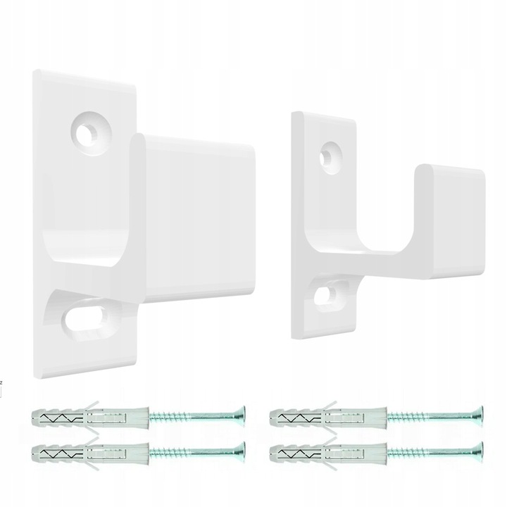 Wieszak na deskę do prasowania, uchwyt na deskę BIAŁY