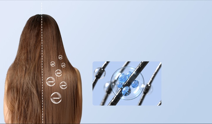 SUSZARKA DO WŁOSÓW JONIZUJĄCA MOCNA 1600W 59DB JIGOO H300 NIEBIESKI