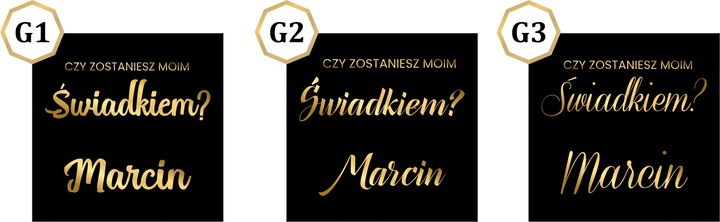 PUDEŁKO PREZENTOWE DLA ŚWIADKA CZY ZOSTANIESZ MOIM ŚWIADKIEM WYPEŁNIACZ