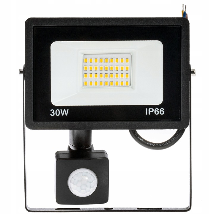 Halogen Naświetlacz 30W LED ZEWNĘTRZNY LAMPA Czujnik RUCHU ZMIERZCHU Garaż
