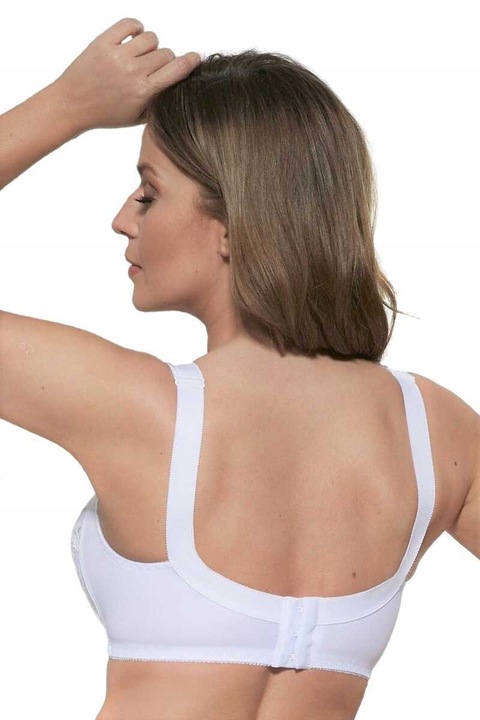 Viki Biustonosz miękki bez fiszbin stanik soft Krystyna 579 biały 85C
