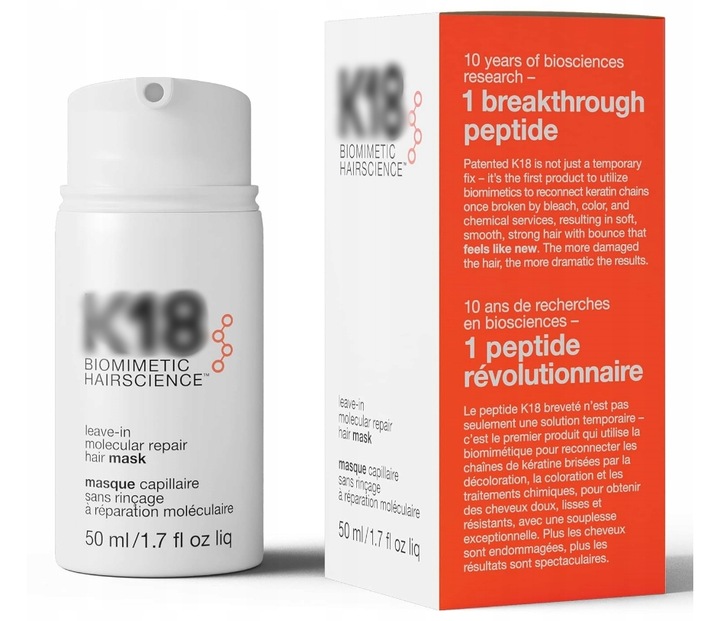 K18 Leave-In Molecular 15 ml maska do włosów bez spłukiwania