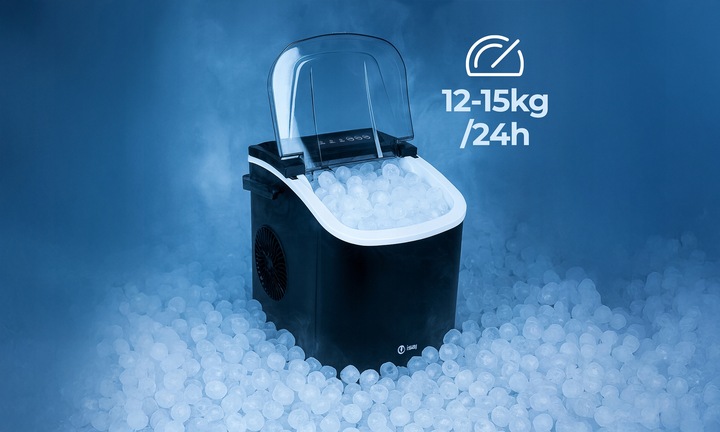 KOSTKARKA DO LODU ISAJ IC1 DOMOWA MASZYNA DO KOSTEK EKSPRESOWY LÓD