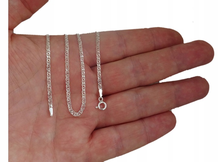 ŁAŃCUSZEK SREBRNY 925 MONALIZA 45 CM PREZENT