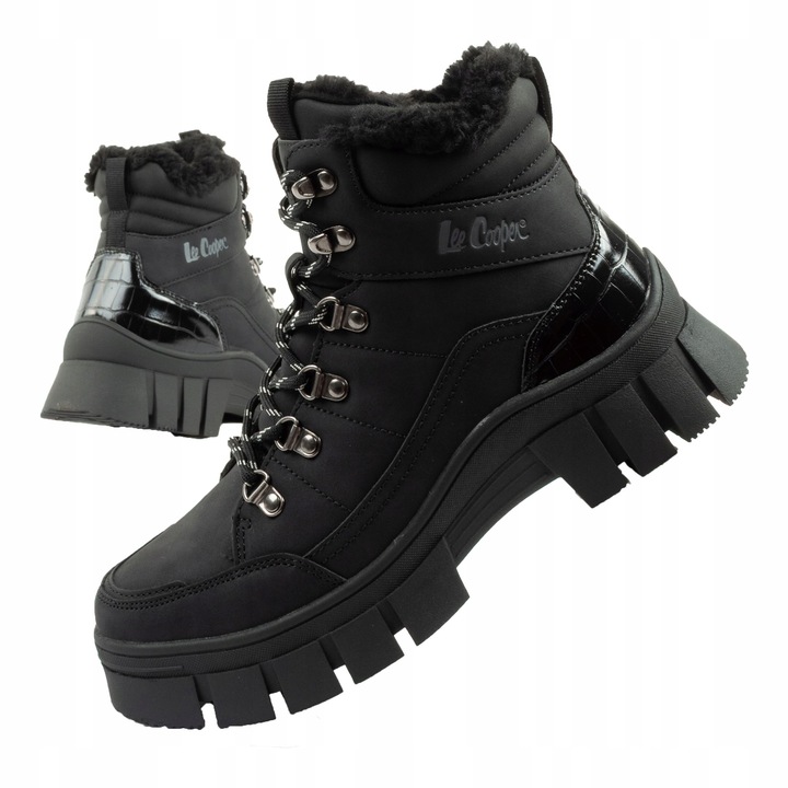 Buty sportowe damskie zimowe trekkingowe Lee Cooper r.39 ocieplane