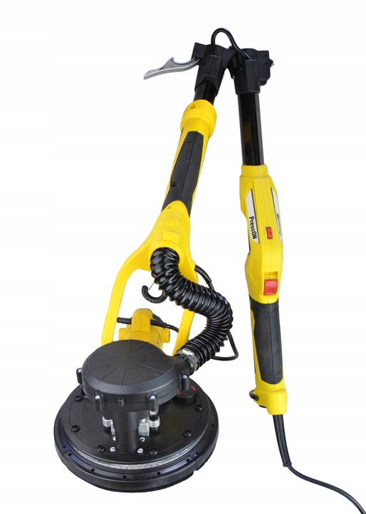 Szlifierka do Gipsu Gładzi Tynku Ścian Sufitów Bezpyłowa Żyrafa LED