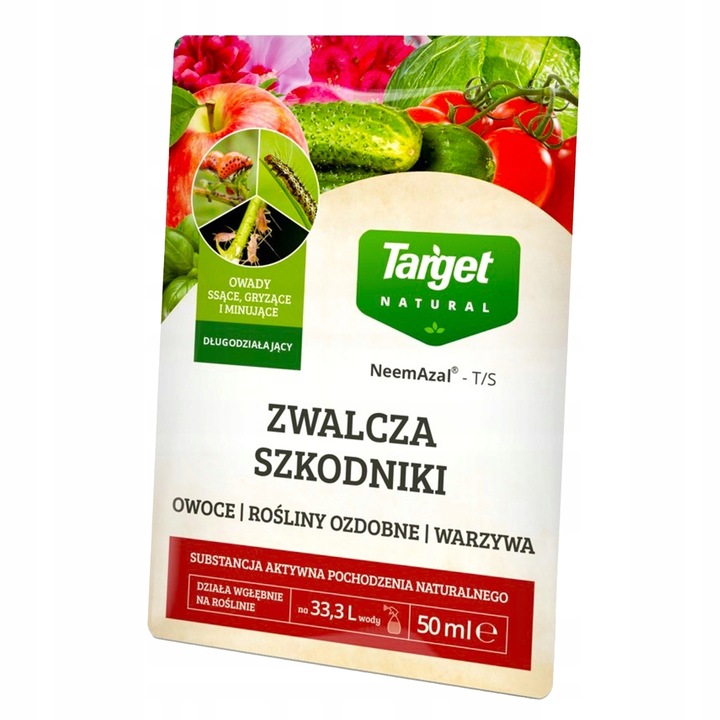 Płyn owadobójczy na ziemiórki mszyce przędziorki 50 ML Target NeemAzal