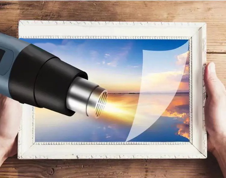 MOCNA OPALARKA ELEKTRYCZNA 2 BIEGI 100-650°C 2500W REGULACJA 230V + 4