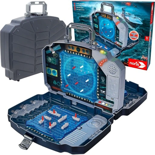 GRA W STATKI BITWA MORSKA W WALIZCE STRATEGICZNA ŚWIATŁO DŹWIĘK