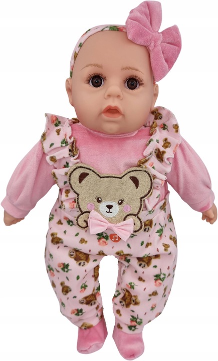 LALKA BOBAS MÓWI I ŚPIEWA PO POLSKU 45CM+SMOCZEK_73