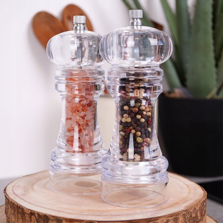 2x Młynek PIEPRZU SOLI mielenia przypraw młynki zestaw młynków przyprawnik