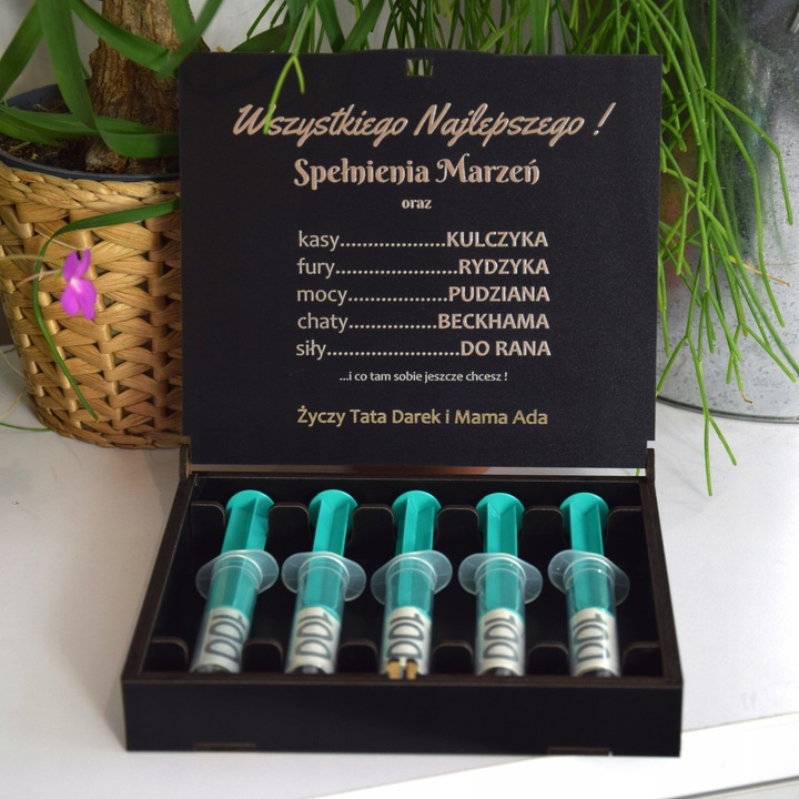 Pudełko Zastrzyk Gotówki Prezent na 18 Urodziny